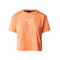 The North Face Ma S/S Tee Donna - Dusty Coral Orange Dark Heather - 0