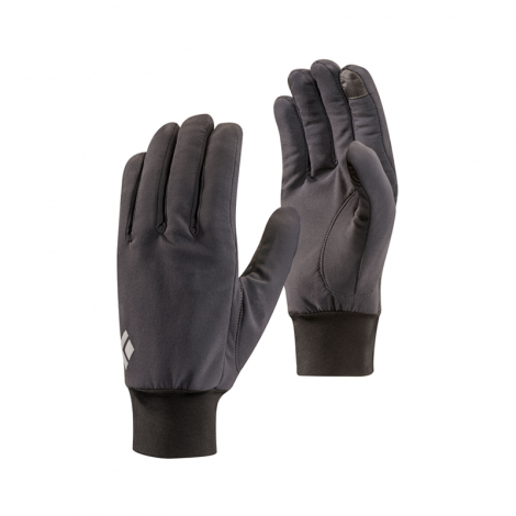 Black Diamond Lightweight Softshell Gloves - Smoke 