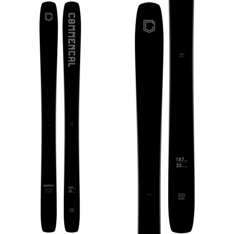 Esquí Supreme FR Black + Fijacións de Esquí de Travesía