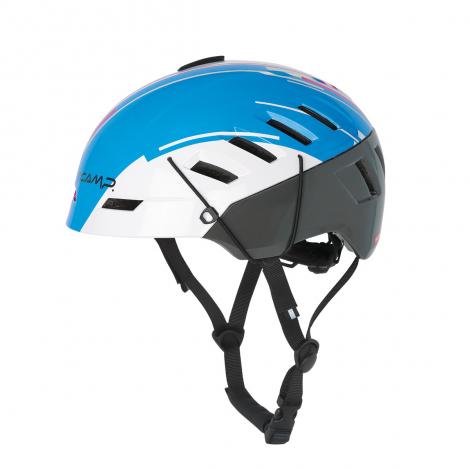 Casco Camp Voyager - Bianco/Azzurro 