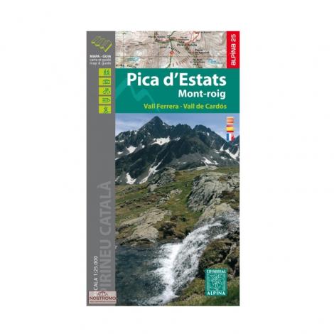 Pica d'Estat - Mont-Roig - 1/25.000 Hiking Map 