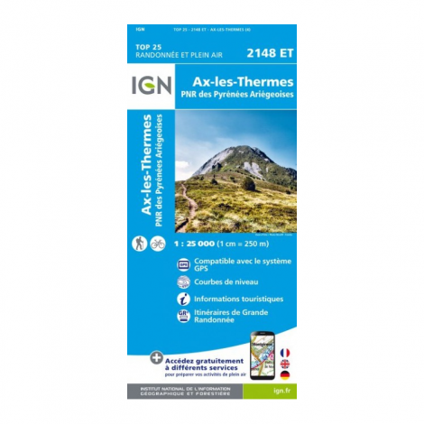 IGN Pyrenees Hiking Maps 1:25000 