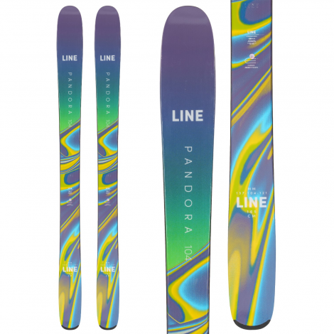 Line Pandora 104 + Fixations Telemark