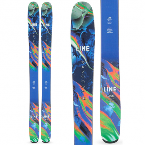 Line Pandora 104 + Alpine Binding Packs