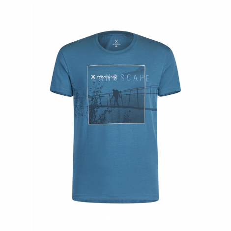 Montura Moving Landscape T-Shirt - Teal Blue