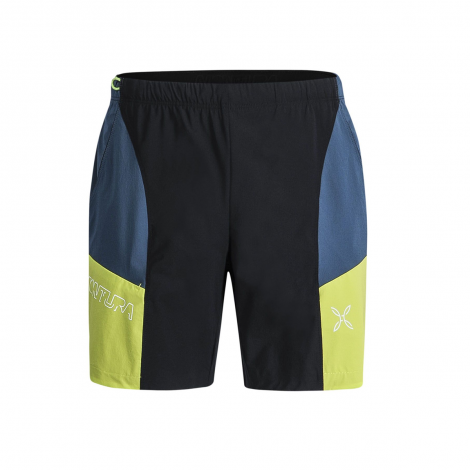 Pantaloncini Montura Block Light - Nero/Verde Lime