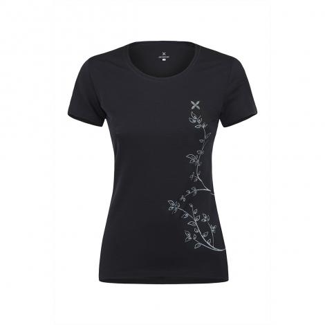 Montura Merino Bloom T-Shirt Femme - Noir