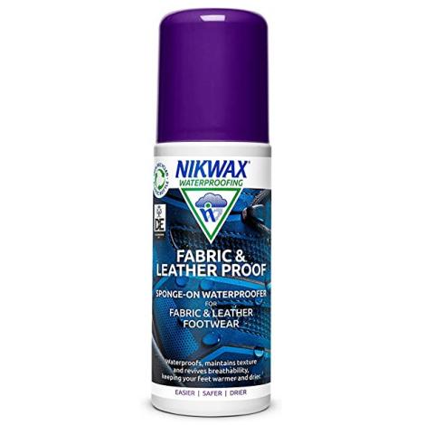 Nikwax Impermeabilizzante per tessuto e pelle 125 ml con applicatore in spugna