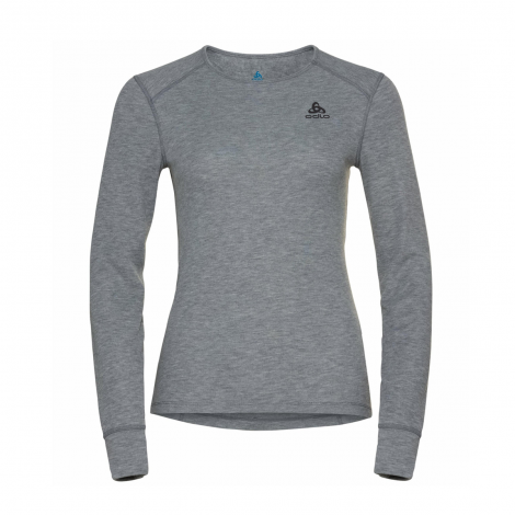 Odlo ML col rond Active Warm Eco T-Shirt Women - Grey Melange