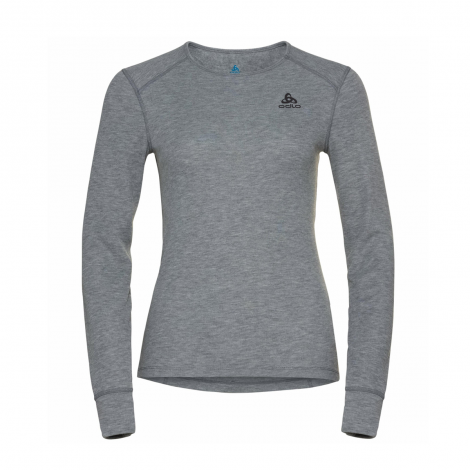 Odlo ML crew neck Active Warm Eco T-Shirt Women - Grey Melange