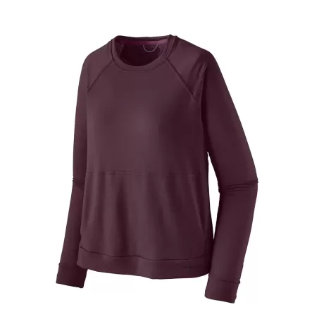 Patagonia L/S Cap Thermal Crew Femme - Night Plum: Obsidian Plum X-Dye