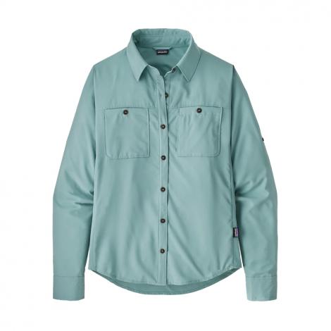 Patagonia L/S Self Guided Hike Shirt Women - Upwell Blue