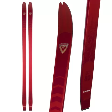 Esquí Rossignol BC 80 Positrack + Fijacións de travesía nórdica