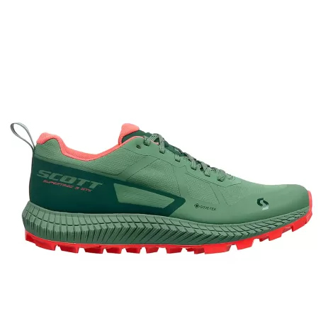 Scott Supertrac 3 GTX Mujer - Frost Green/Coral Pink