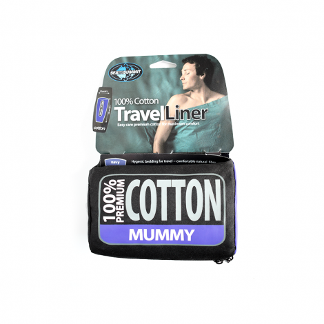 Sea to Summit Premium Cotton Travel Mummy Saco Sábana