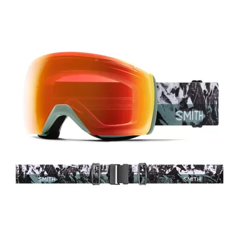 Smith Skyline Xl - Sage Brush Paste Up/Chromapop Everyday Red Mirror