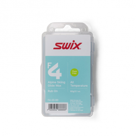 Swix F4 Glidewax - 60g Rub-on w/cork