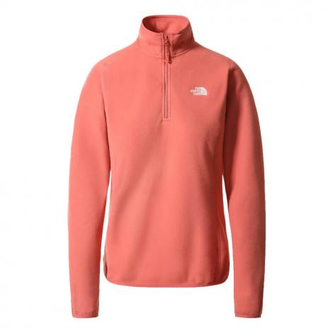The North Face 100 Glacier 1/4 Zip Mujer - Faded Rose