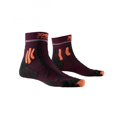 X-Socks Run Trail Energy - Sunset Orange/Opal Black