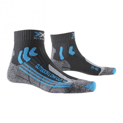 X-Socks Trek Outdoor Low Cut Donna - Anthracite/Turquoise
