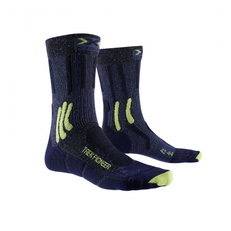 X-Socks Trek Pioneer - Midnight Blue Melange/Lime