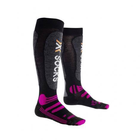 Calcetines Mujer X-Socks All Round - Negro/Púrpura