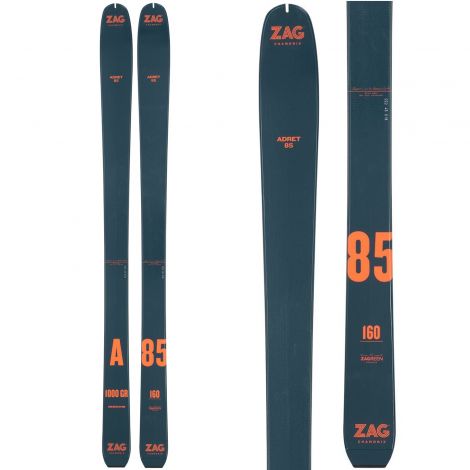 Zag Adret 85 Lady Ski + Fijacións de Esquí de Travesía