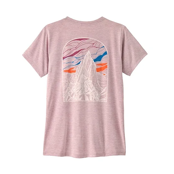 Patagonia Cap Cool Daily Shirt Women Cloud Crag - Quiet Violet