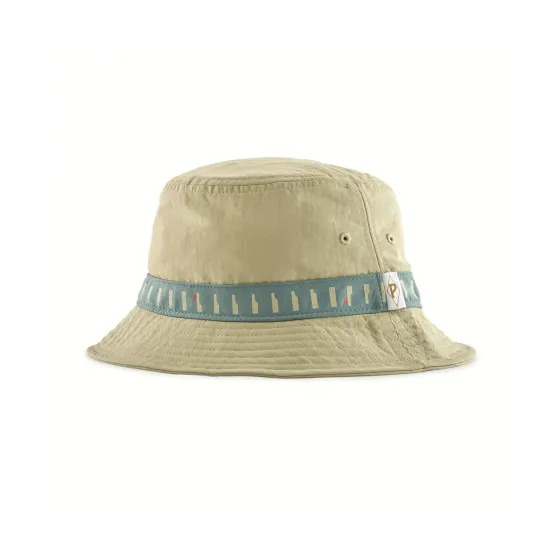 Patagonia Wavefarer Bucket Hat - Water People Waveside: Weathered Stone