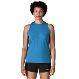 Patagonia Cap Cool Ultra Tank Women - Aquatic Blue - Light Aquatic Blue X-Dye